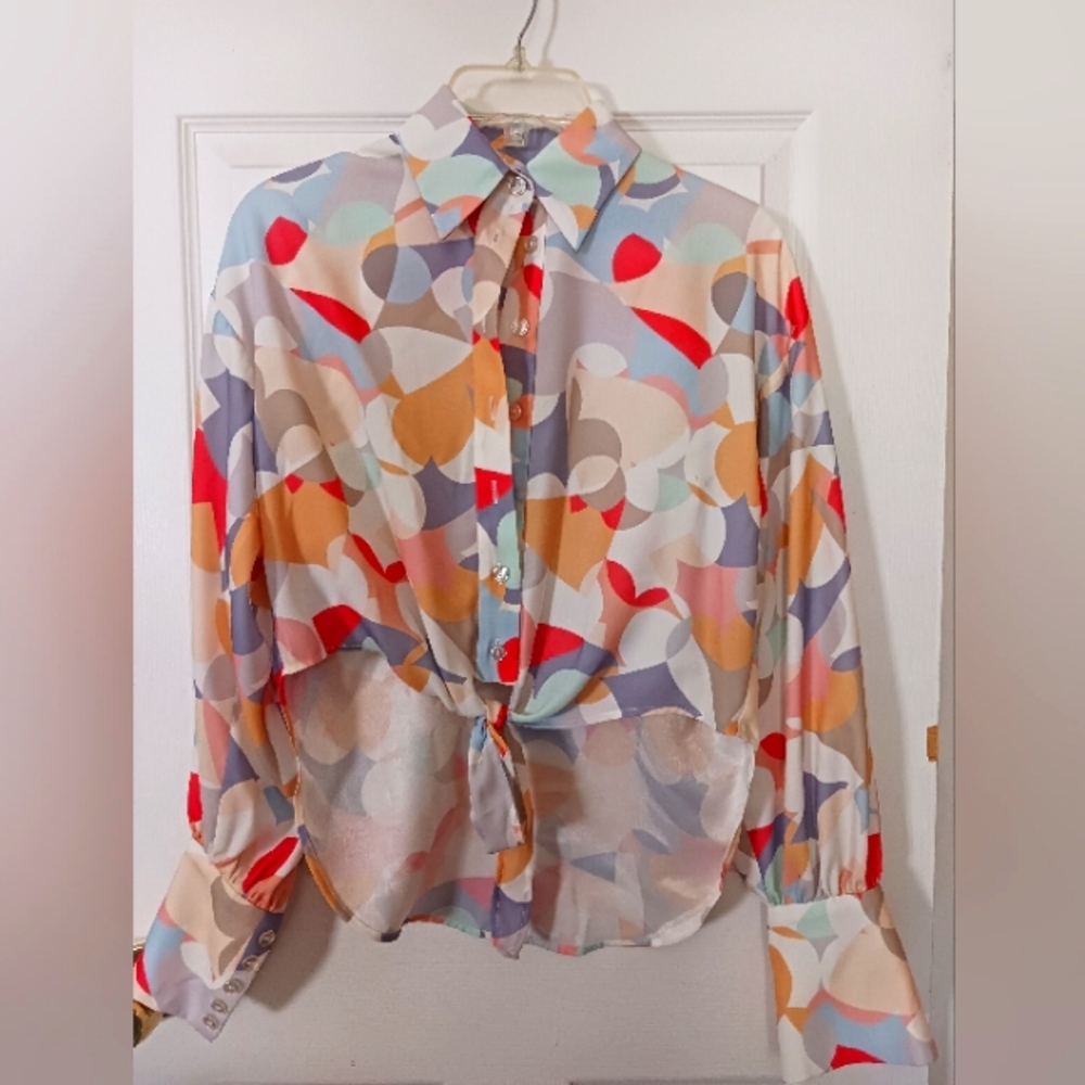 NWOT Gilner Farrar Blouse xs